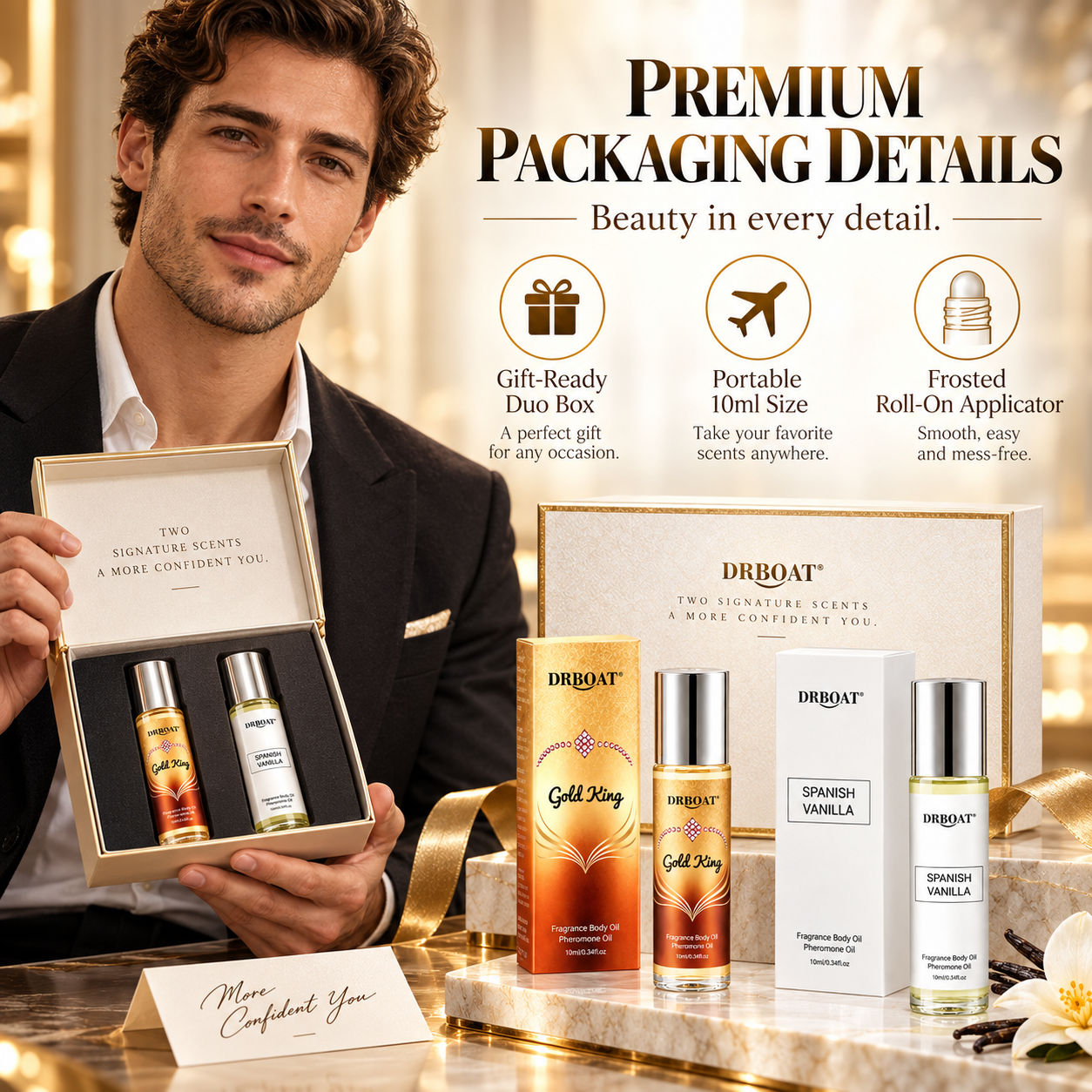 Men Duo Roll-on Perfume Oil Ki - đánh giá và giá Perfume Alcohol Fragrance