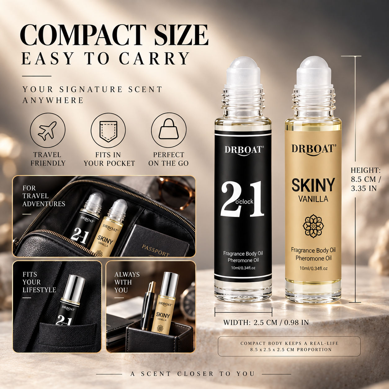 Men Roll On Perfume Oil, Caram - đánh giá và giá Perfume Fragrance Oil