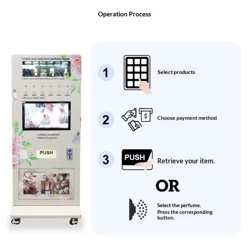 Automatic Perfume Vending Mach - đánh giá và giá Perfume Fragrance Sale